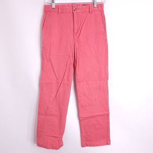 Vineyard Vines Cotton Blend Flat Front Chino Pants Red Boy's sz 16